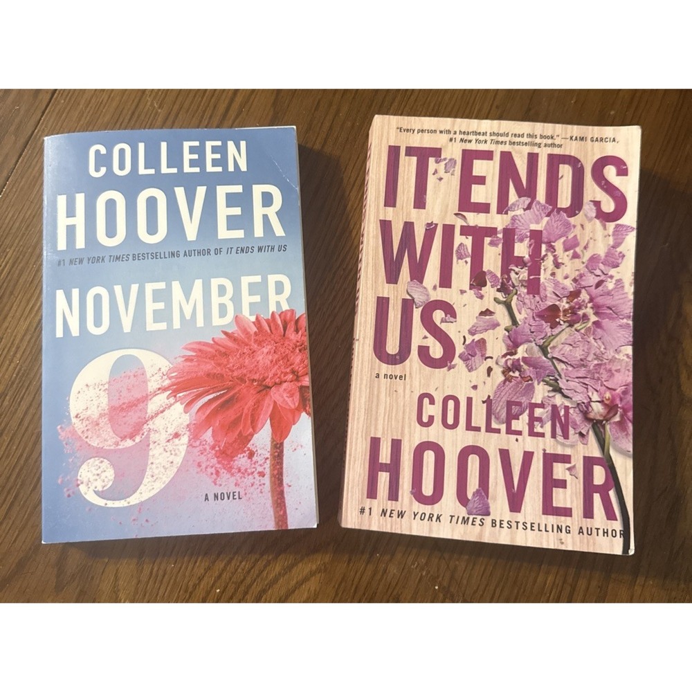 Colleen Hoover‎ 2 Books Collection Set (November 9, It Ends with Us)